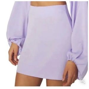 WeWoreWhat‎ Mini Slip Skirt size S Satin Charmeuse Heather Purple NWT